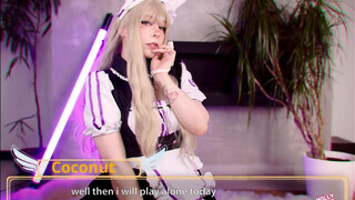 MollyRedWolf - Cosplayes kisasszony pélót szop