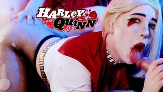 Hatalmas bájdorong a harley quinn jelmezben - Mollyredwolf csábítása